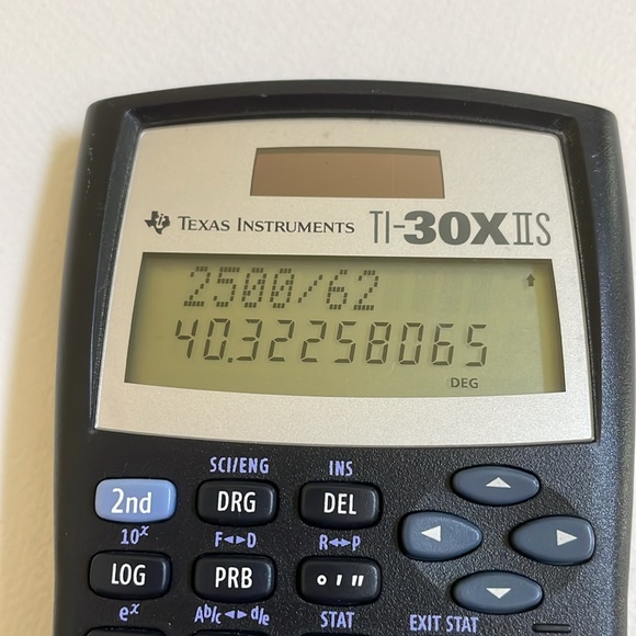 2/$15 TI-30XIIS SCIENTIFIC CALCULATOR - Picture 7 of 8